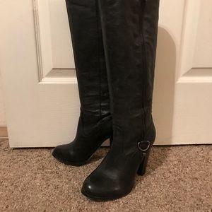 Bakers Black Below the Knee Boots